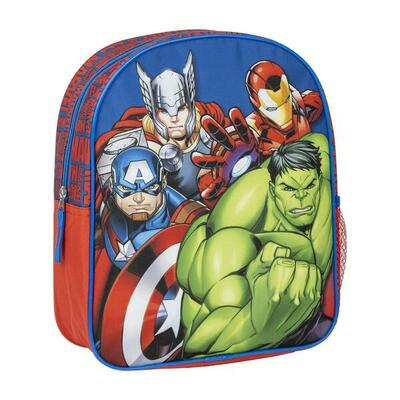 Mochila Escolar The Avengers Azul