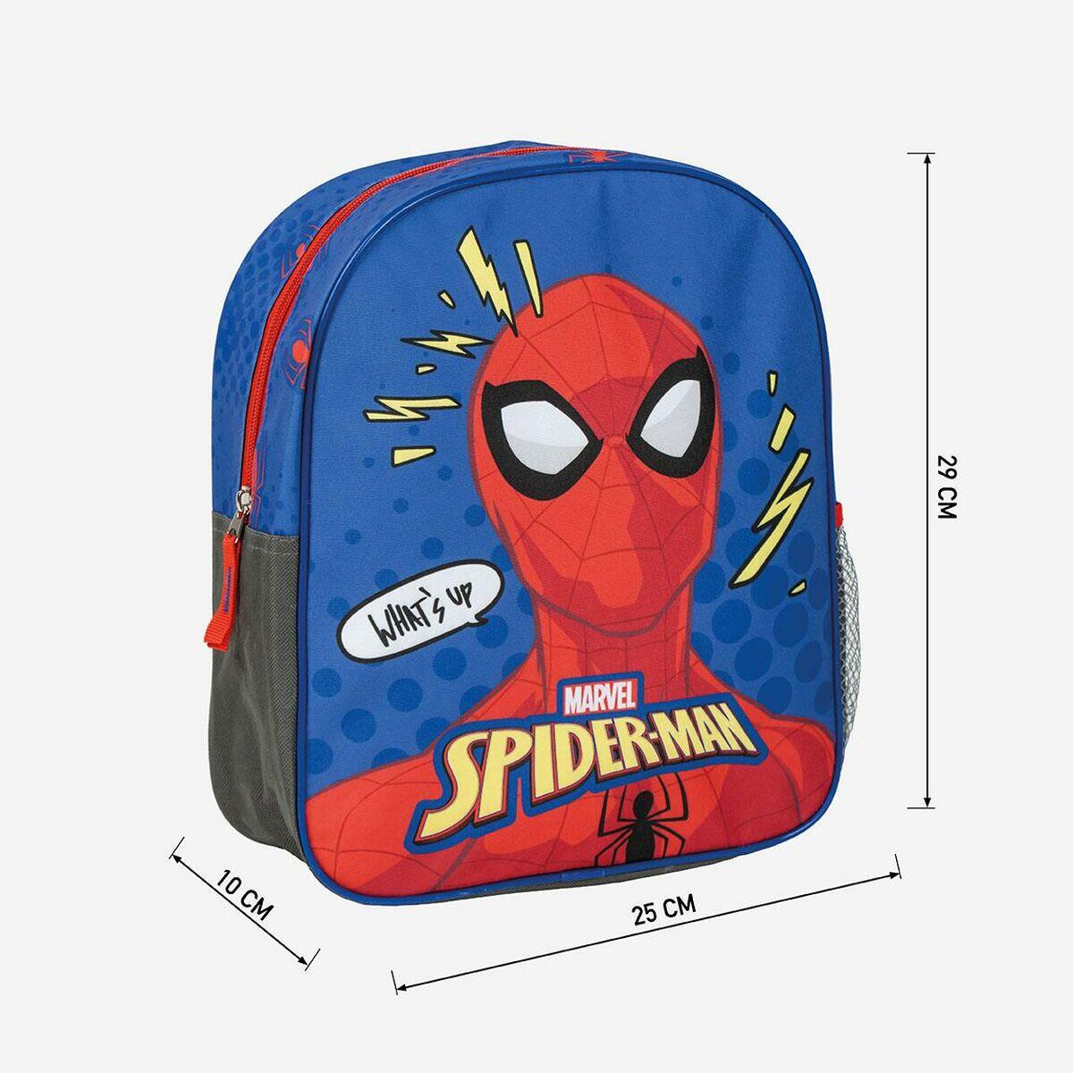 Mochila Escolar Spider-Man Azul 3/5