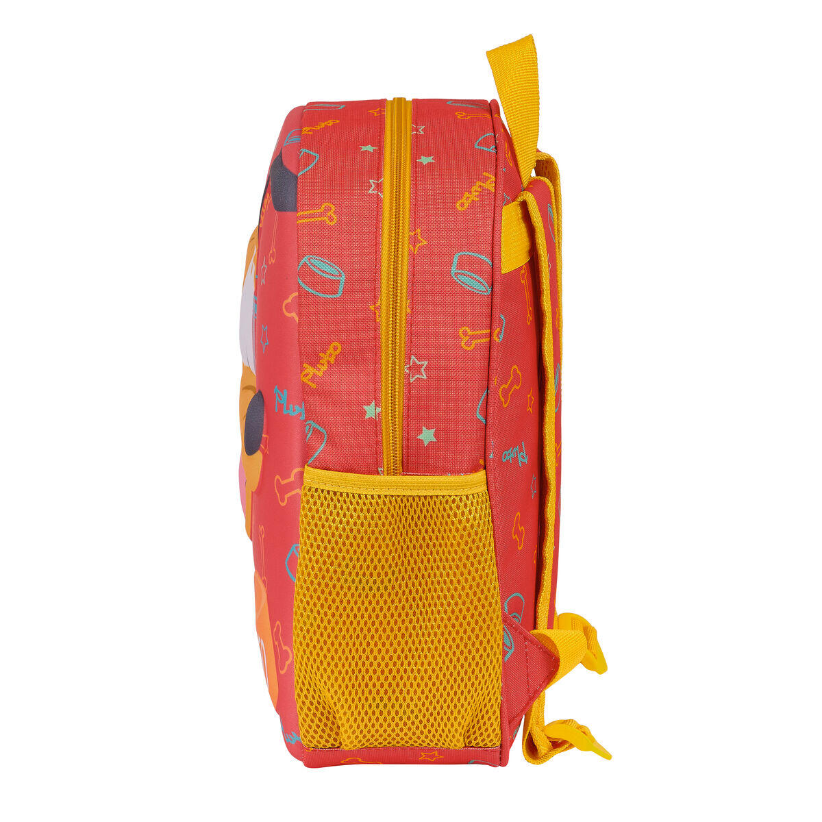 Mochila Infantil 3D Clásicos Disney Pluto Naranja 2/3