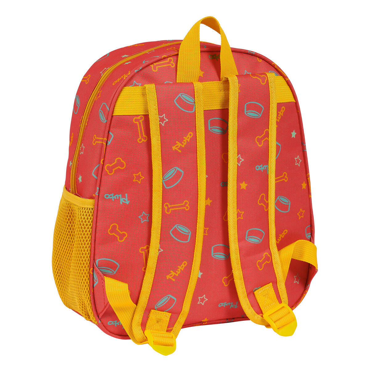 Mochila Infantil 3D Clásicos Disney Pluto Naranja 3/3