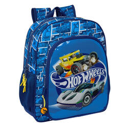 Mochila Escolar Hot Wheels Sonny Azul marino