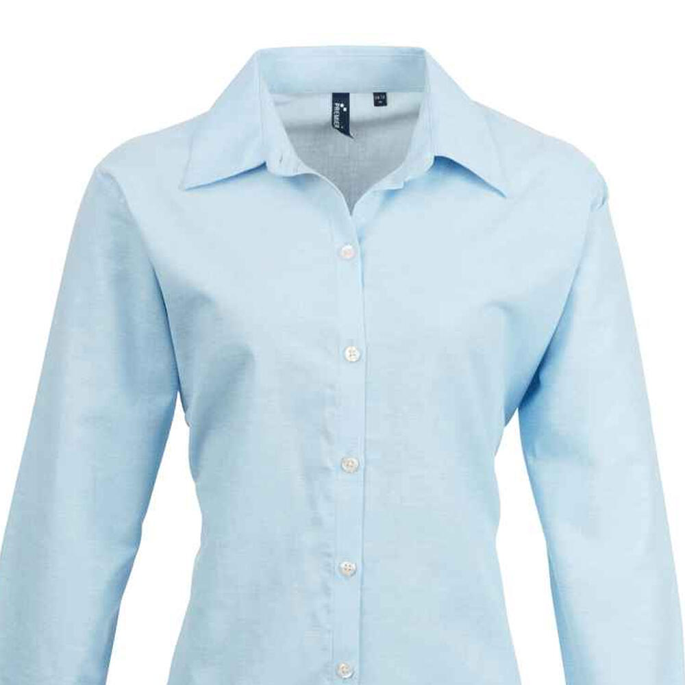 Camicia Manica Lunga Donna Premier Azzurro 2/3