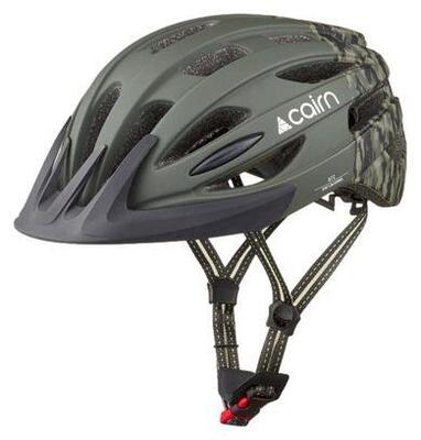 Cairn fusion led usb fietshelm kaki