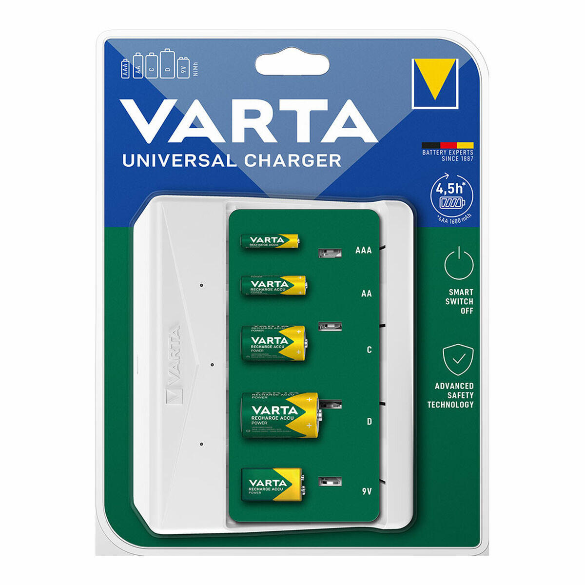 VARTA Caricabatterie Varta 57658 Spina EU