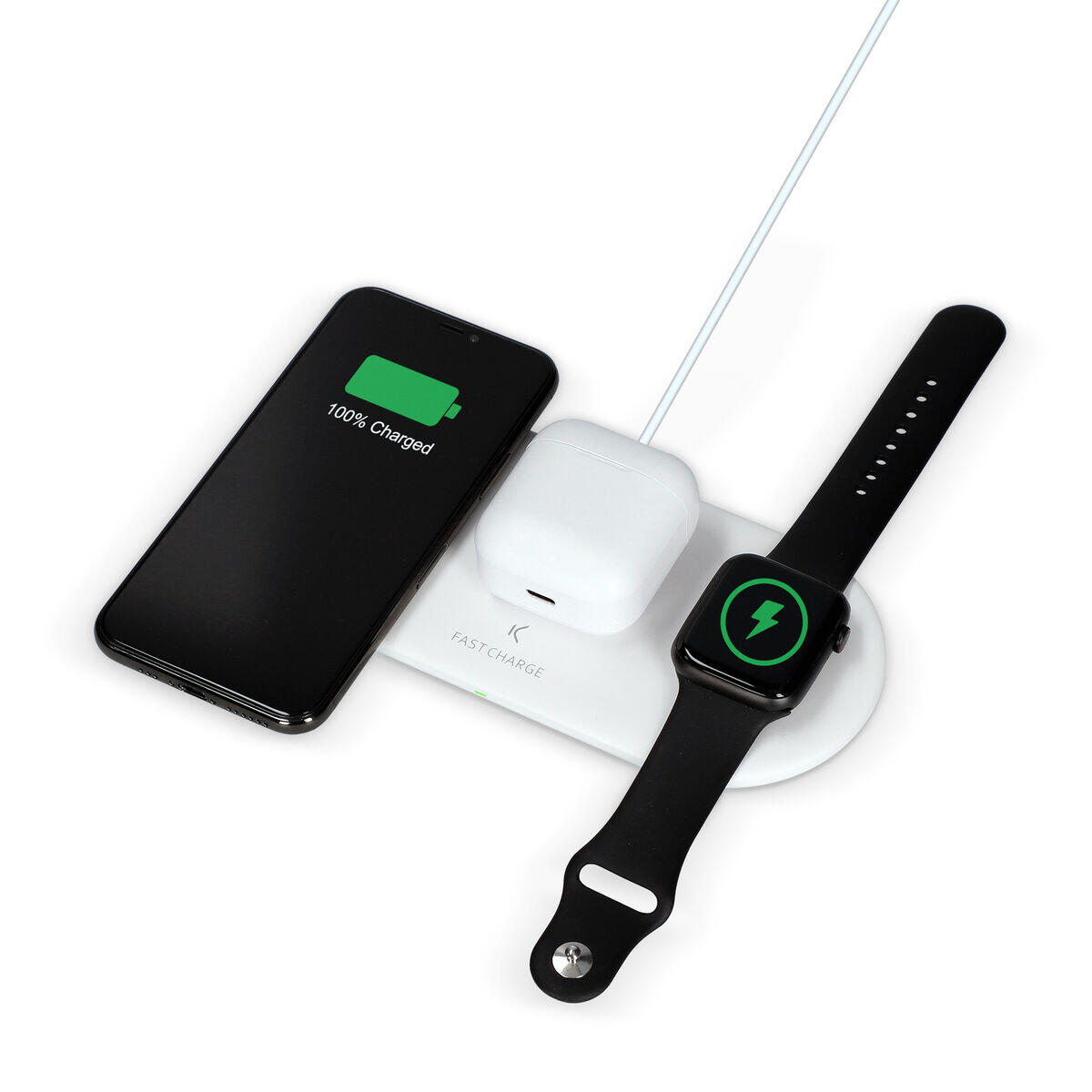 Caricabatterie Senza Fili KSIX Apple-compatible 1/5