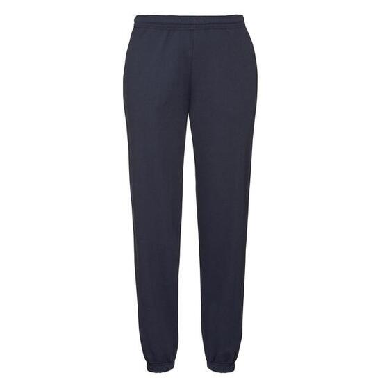Pantaloni Da Jogging Risvolto Elasticizzato Uomo Fruit Of The Loom Classic Blu