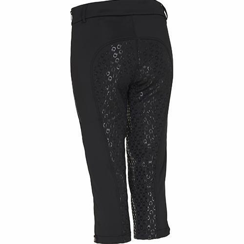 Pantalón equitación acolchado Full Grip para mujer Equipage Clash 2/2