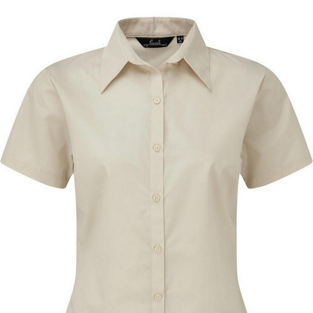 Camicia Maniche Corte Donna Premier Naturale 2/3