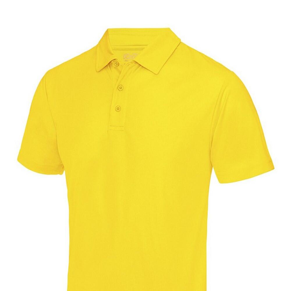 Polo Cool para Hombre Amarillo Sol 2/2
