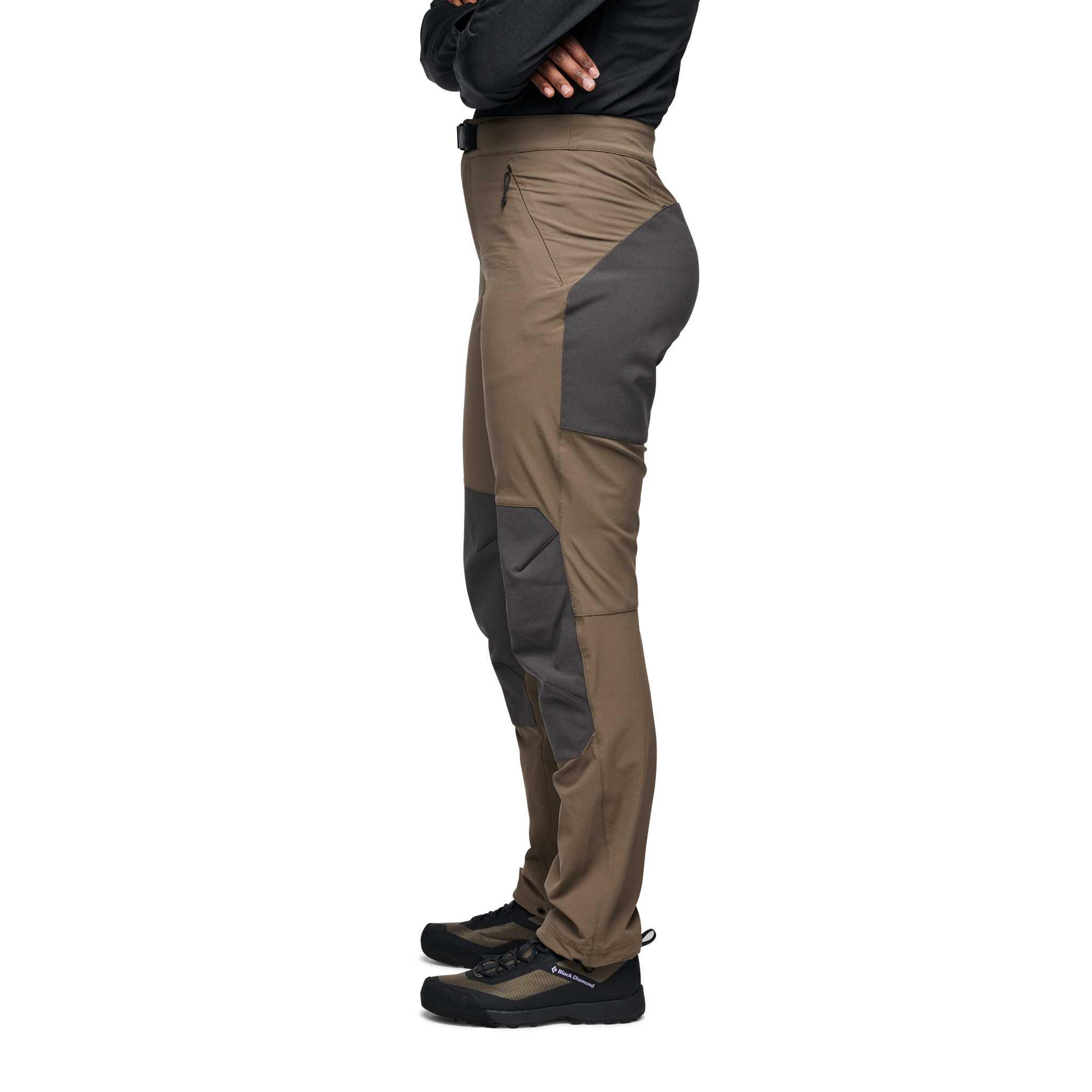 Dames skibroek Black Diamond Alpine Hybrid 3/3