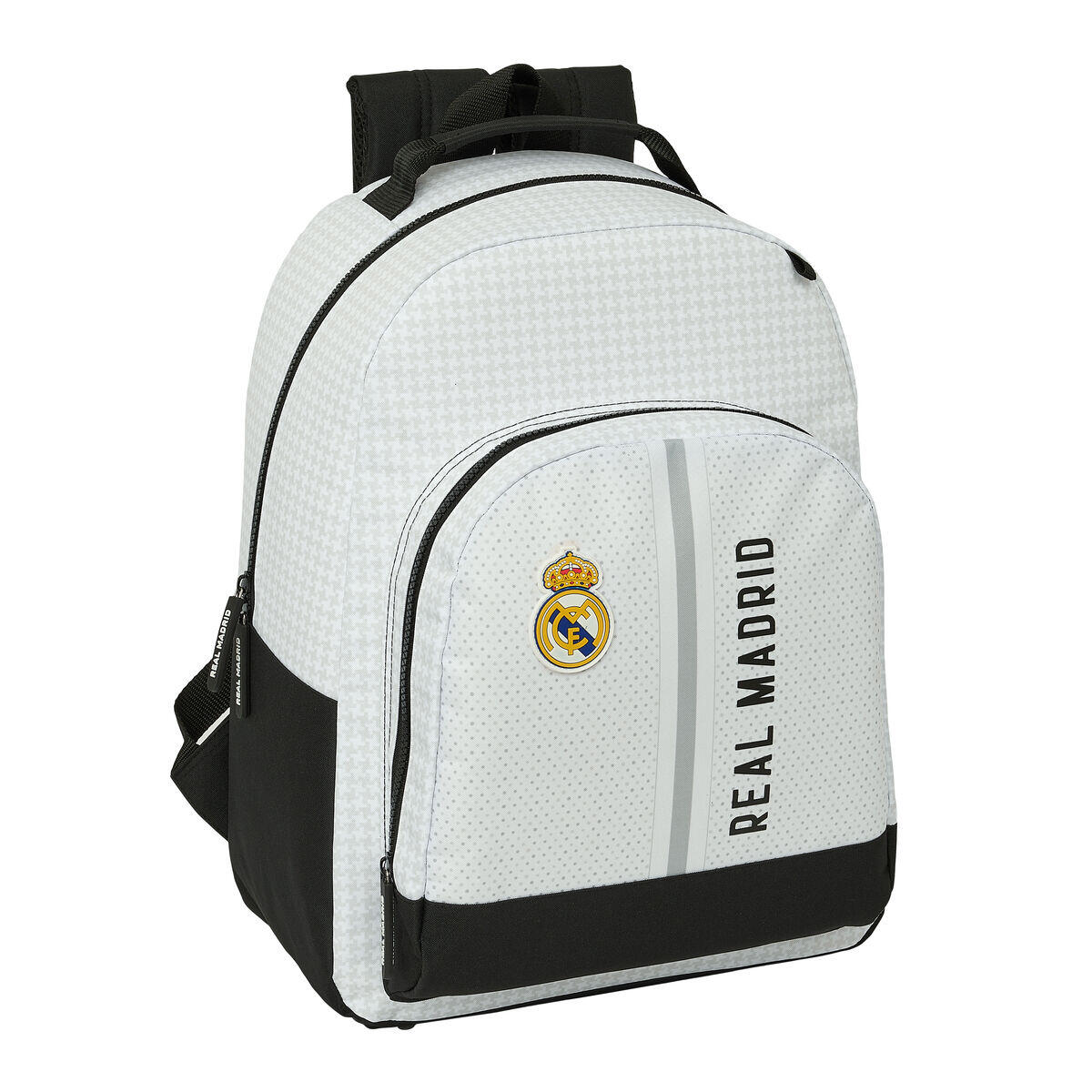 REAL MADRID Mochila Escolar Real Madrid C.F. 24/25 Blanco