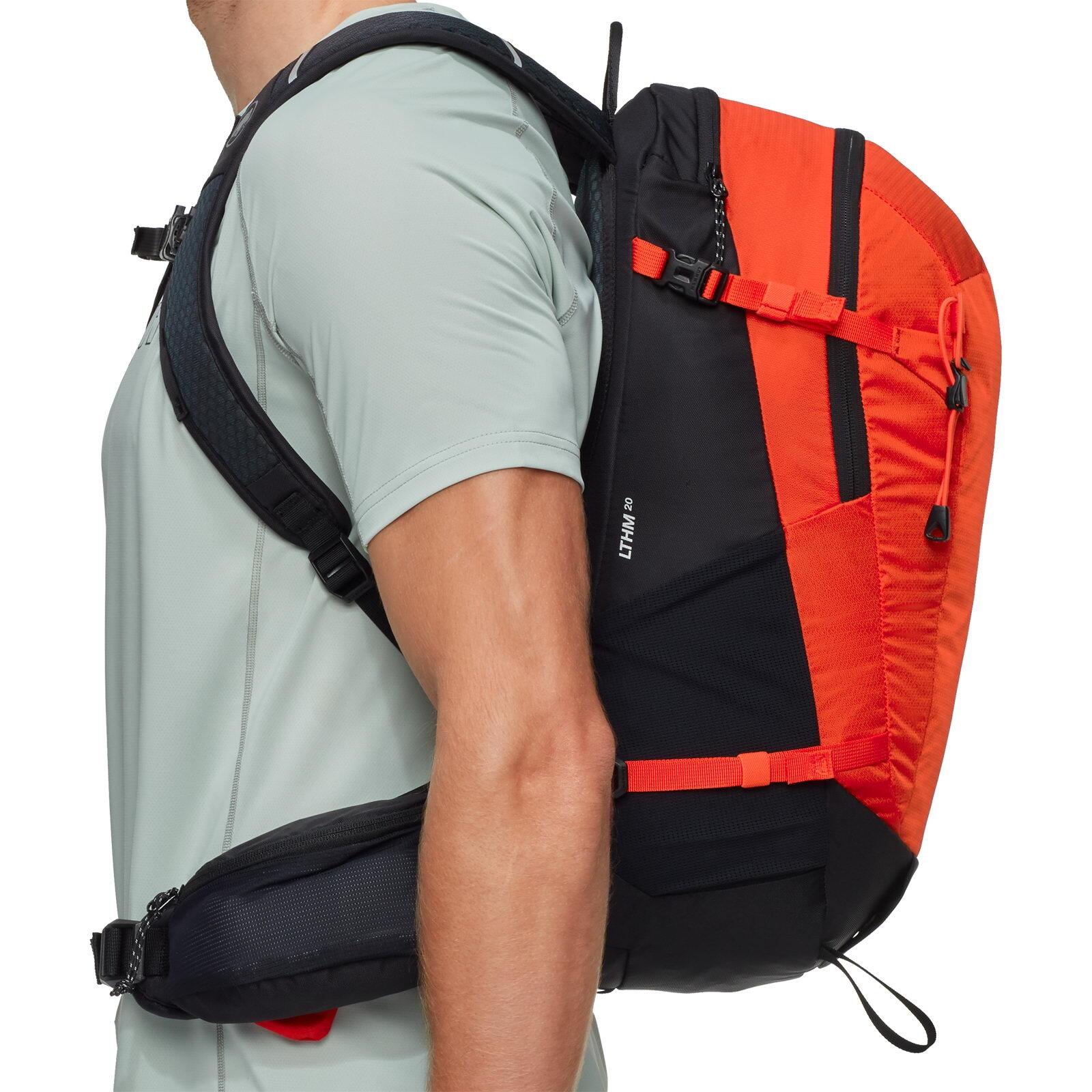 Sac à dos randonnée Mammut Lithium 20L léger et ventilé avec housse pluie 4/7