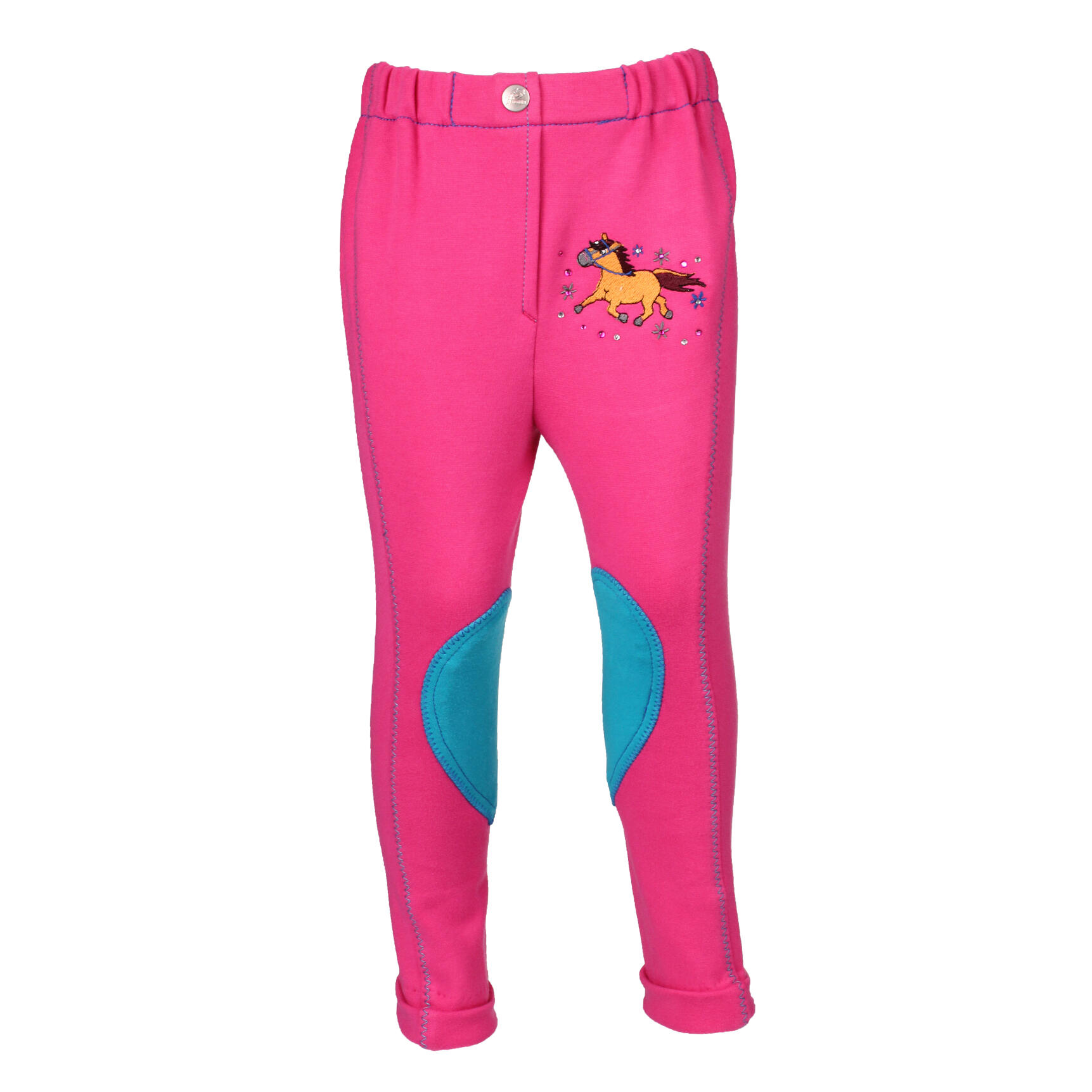 Horka - Pantalon Fille Horka Minis - Pantalon D'Équitation - Rose - Decathlon