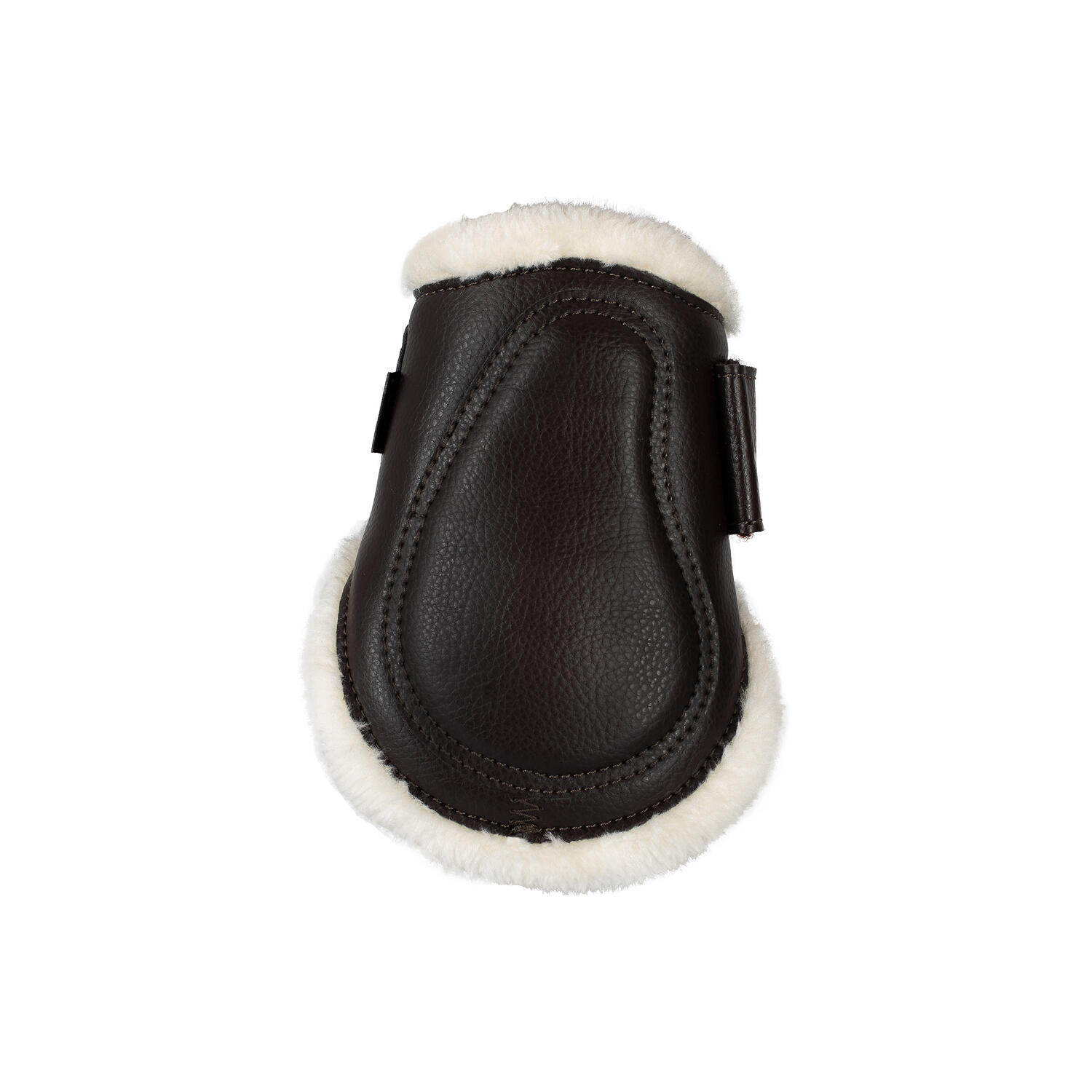 Synthetische schafspring-fesselstiefel mit klettverschluss 4/7