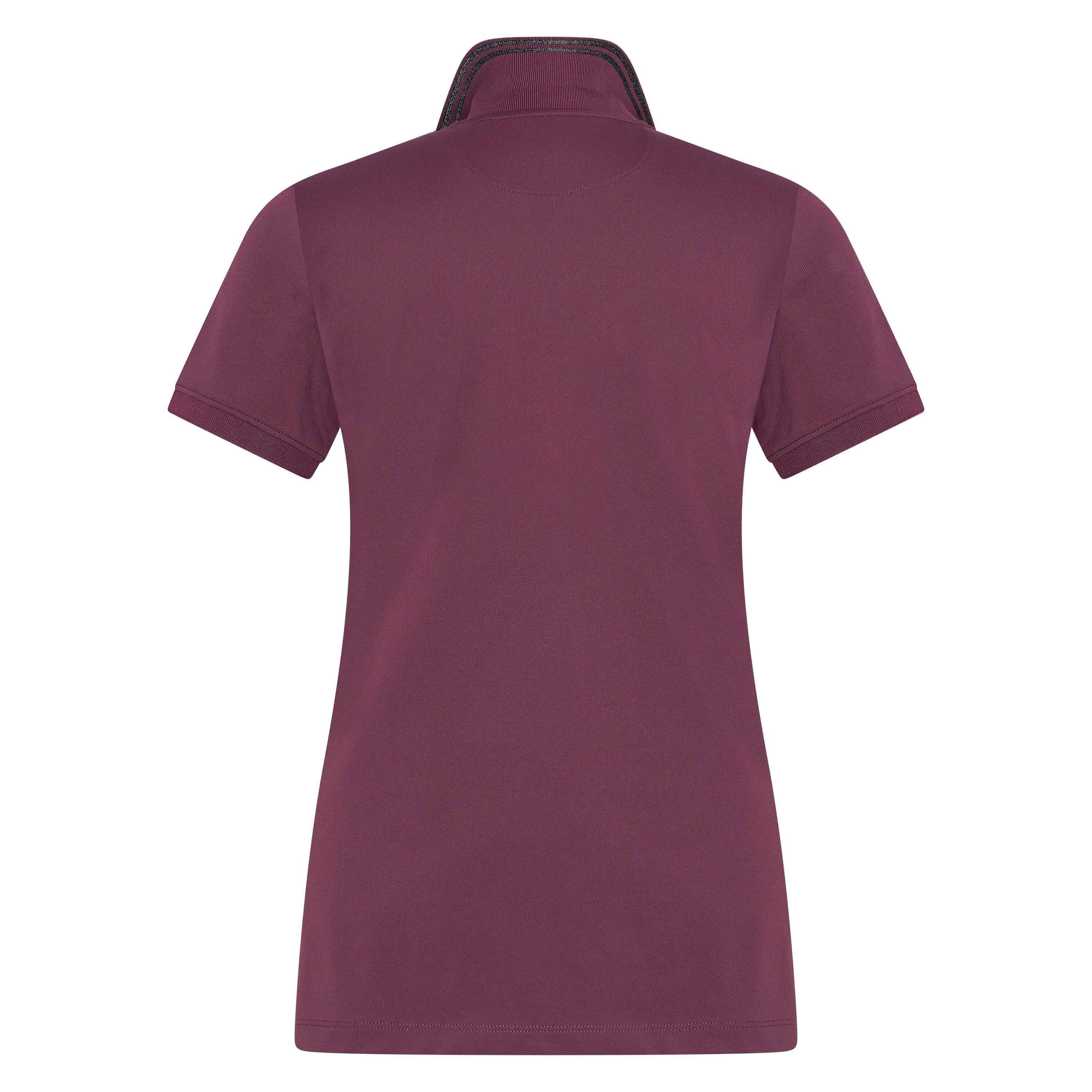 Paardrijpoloshirt met halve ritssluiting voor dames Euro-Star Gina 2/2