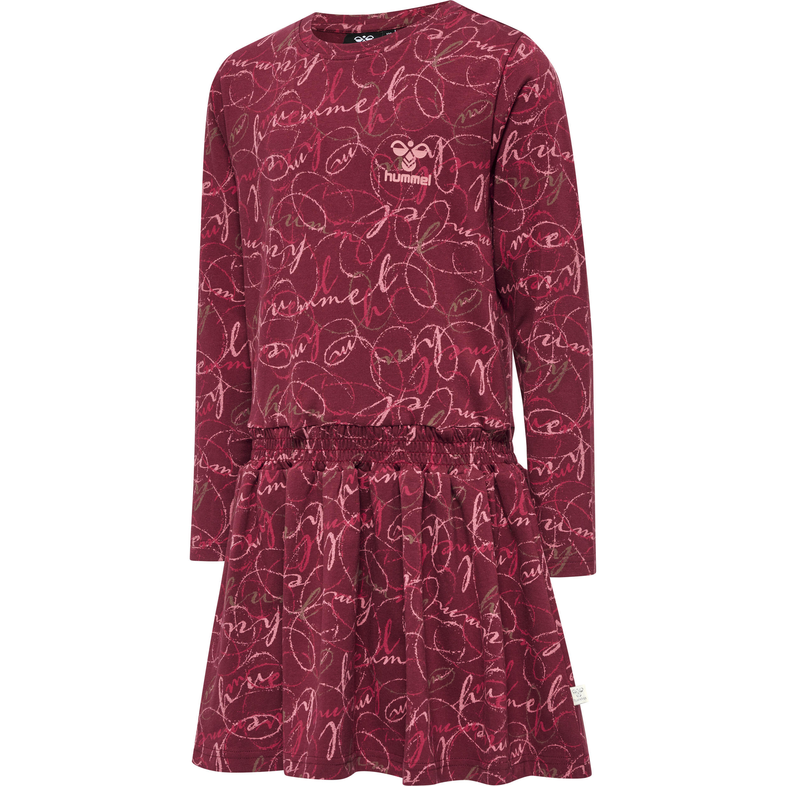 Hummel - Robe Manches Longues Fille Hummel Merry - Robe - Rose|rouge -  4 À 6 Ans - Decathlon