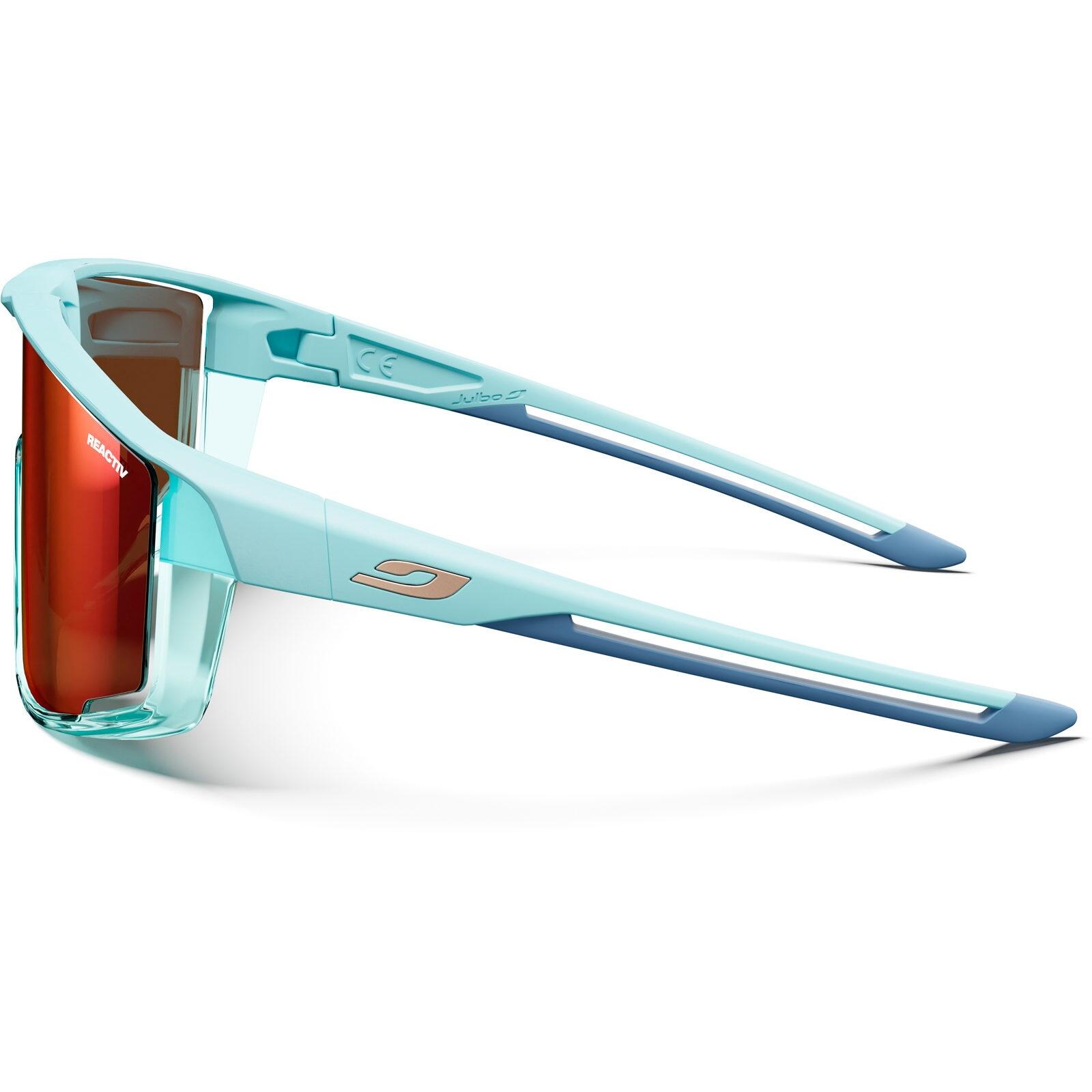 Fahrradbrille Fury Reactiv 0-3 durchscheinend glänzend hellblau 6/7