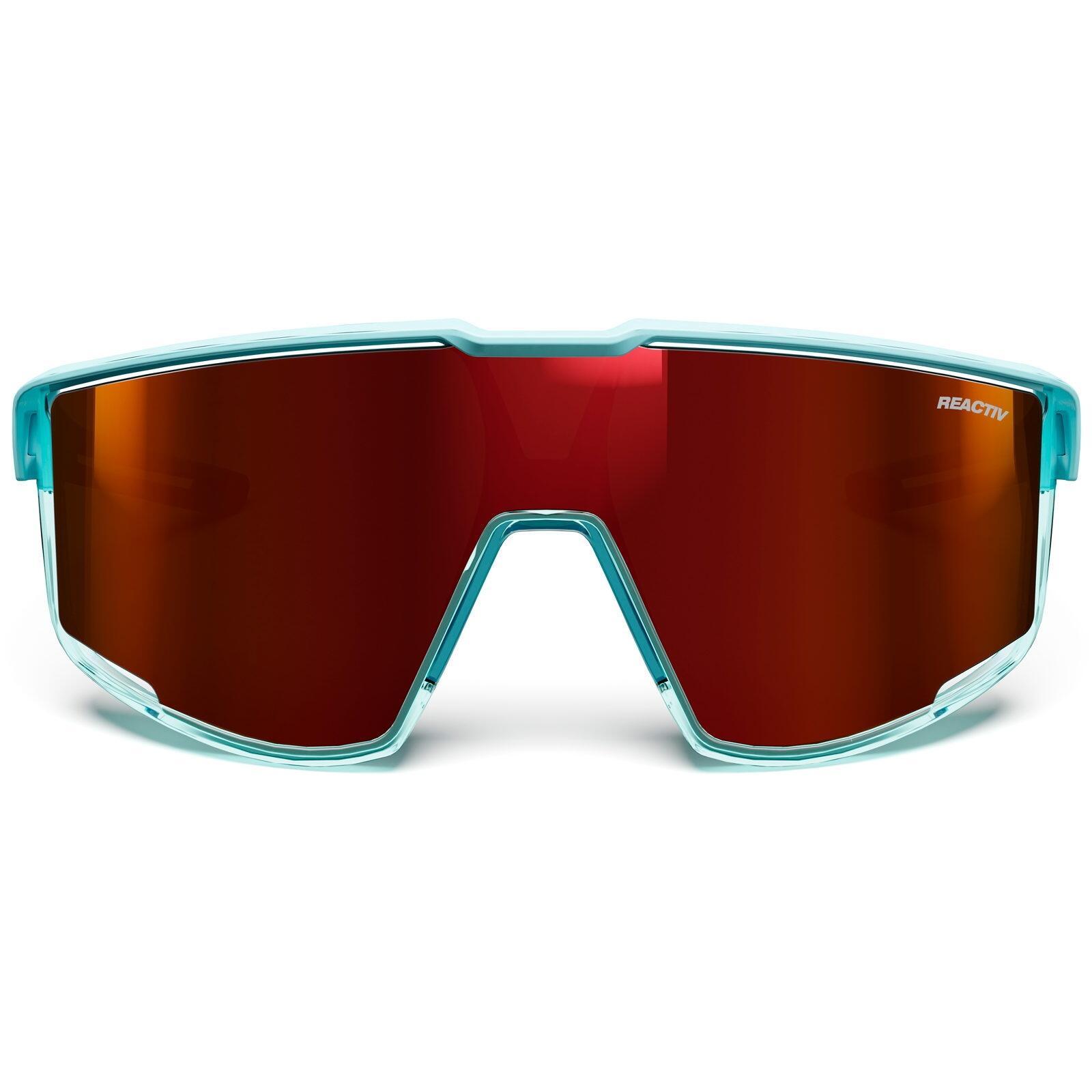 Fahrradbrille Fury Reactiv 0-3 durchscheinend glänzend hellblau 3/7