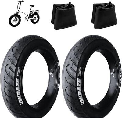 2 copertoni kenda 20x4.0 1/4 (97-406) + camere. pneumatici 20 x 4.0 fat bike EV