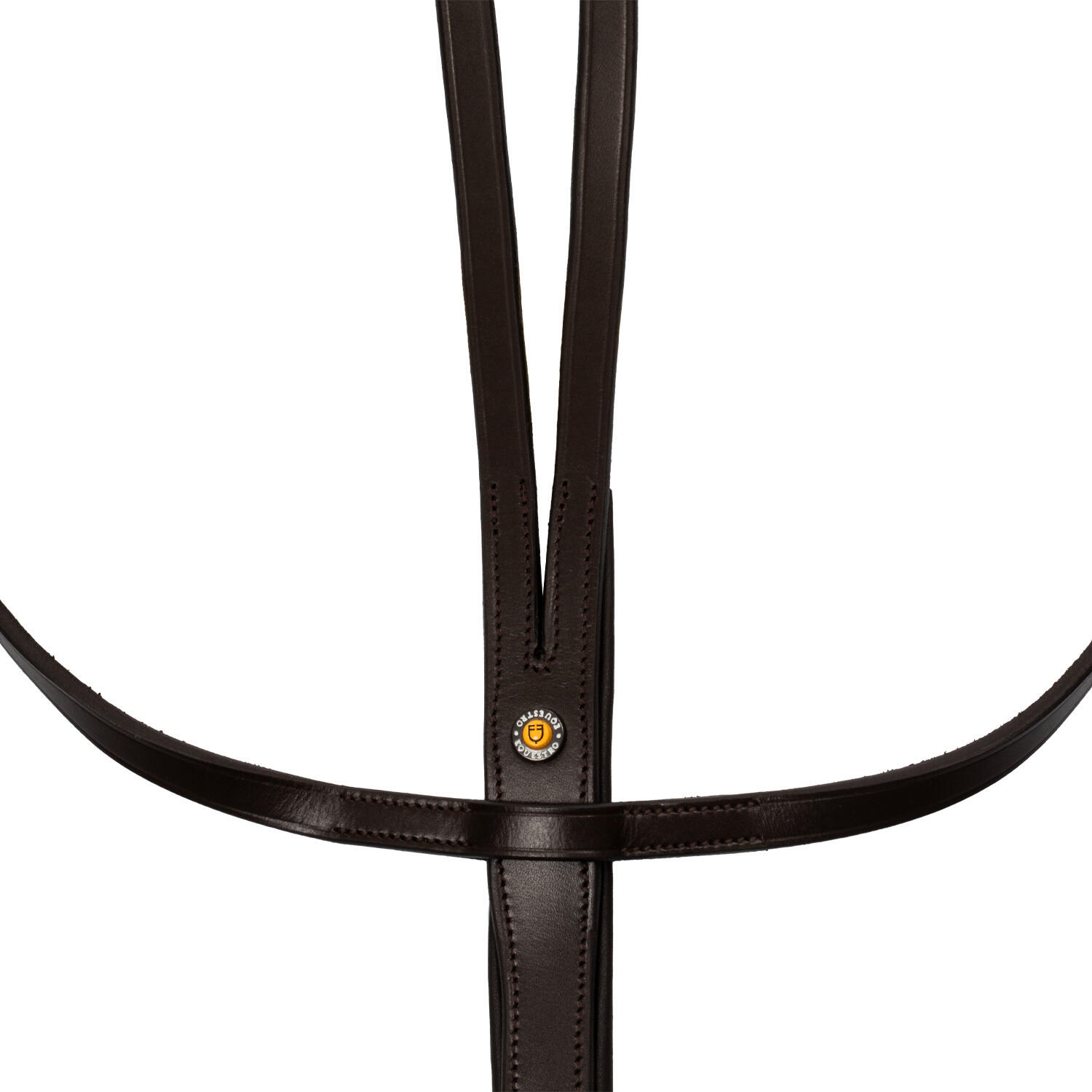 Martingala per cavallo in pelle Equestro Silver Fitting 2/5