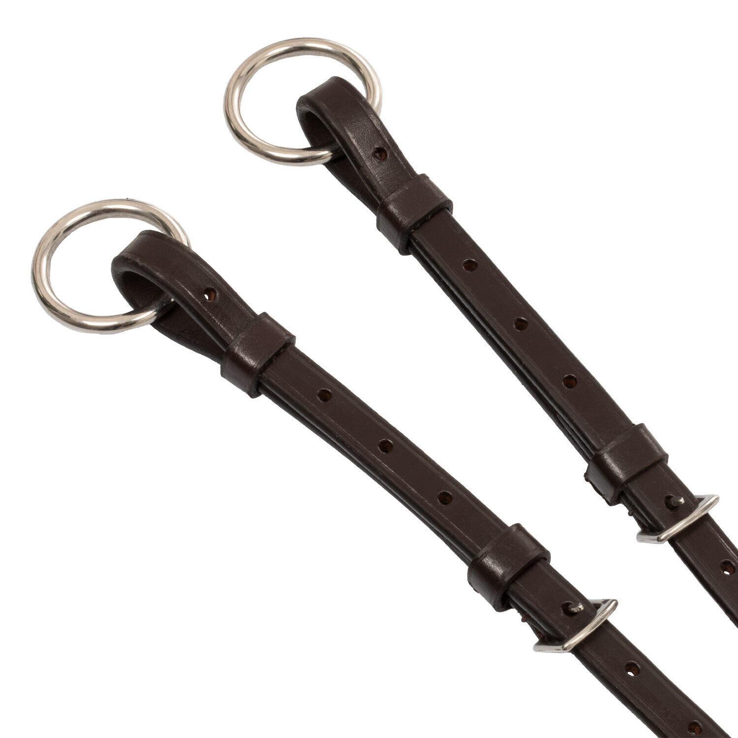 Martingala per cavallo in pelle Equestro Silver Fitting 4/5