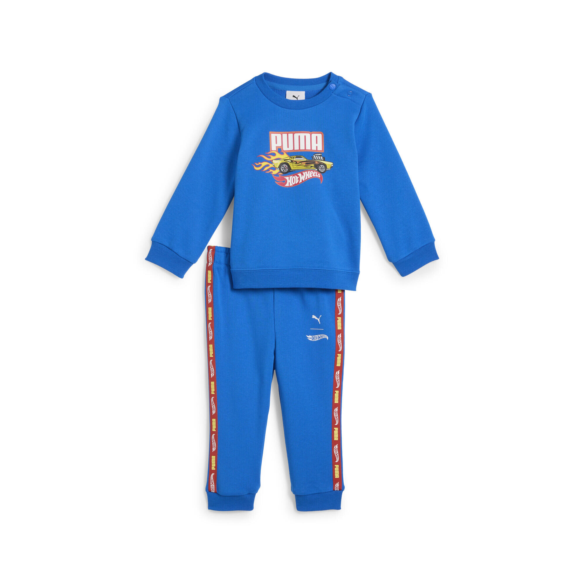 PUMA PUMA x HOT WHEELS™ Minicats set met ronde hals voor peuters PUMA Team Royal Blue