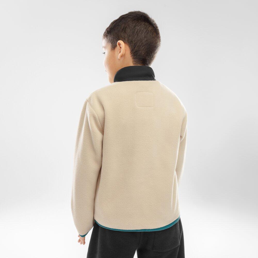 Chaqueta polar niño esquí y nieve Niños y Niñas Spy Beige 3/7