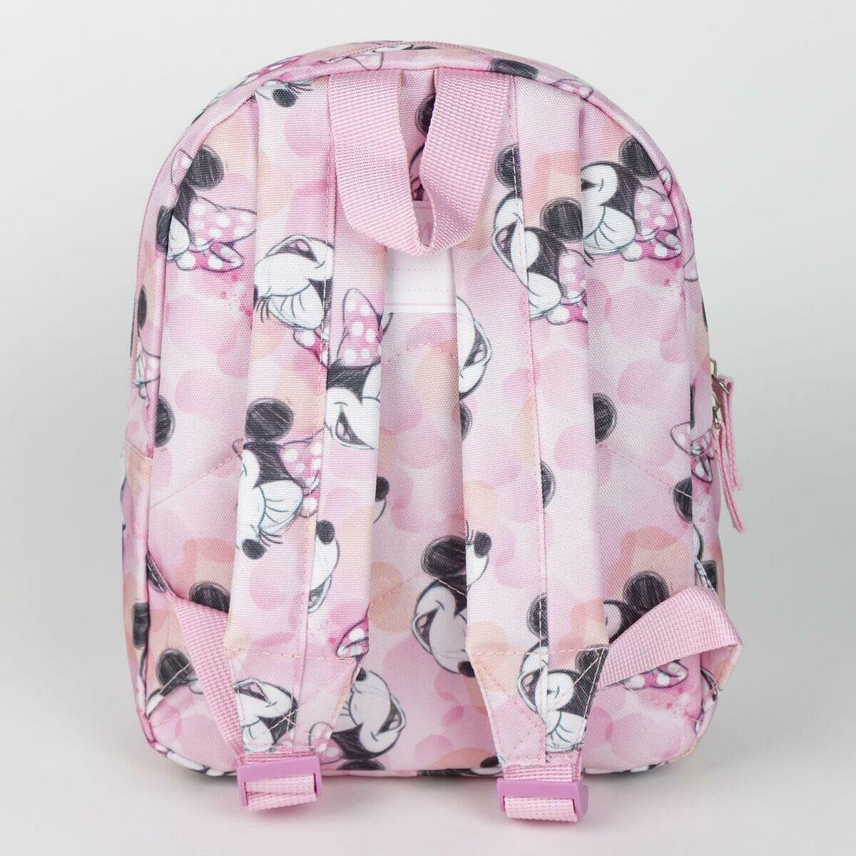 Mochila Escolar Minnie Mouse Rosa 5/5