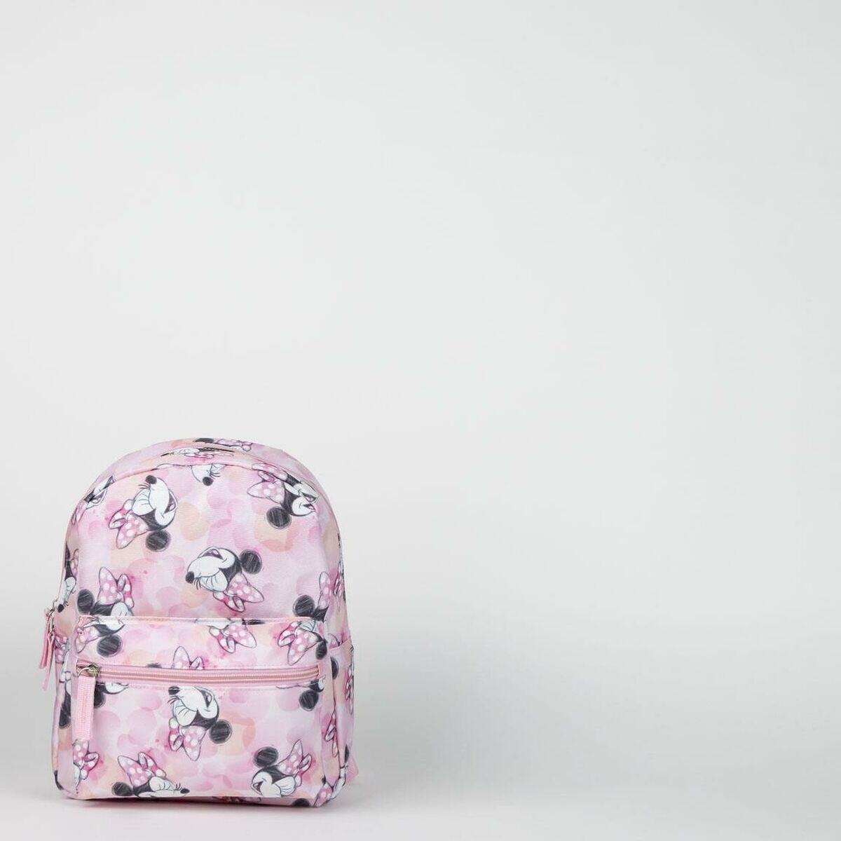Mochila Escolar Minnie Mouse Rosa 2/5