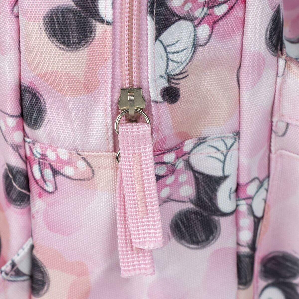 Mochila Escolar Minnie Mouse Rosa 3/5