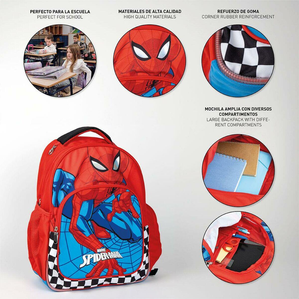 Plecak szkolny Spider-Man Czerwony 4/5