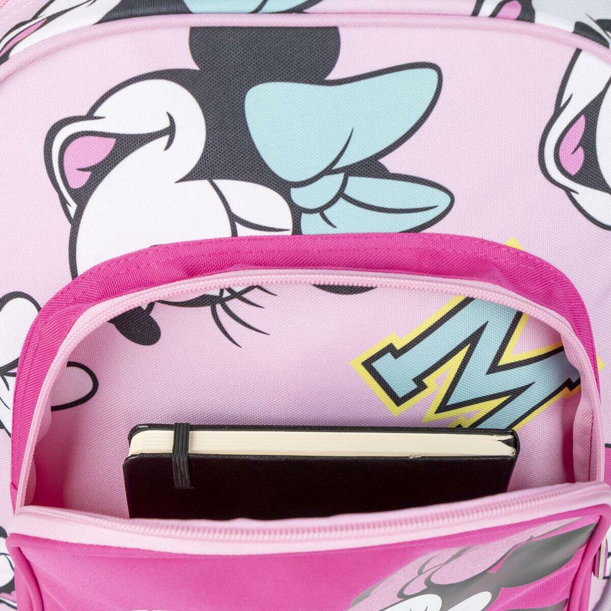 Mochila Escolar Minnie Mouse Fucsia 4/5
