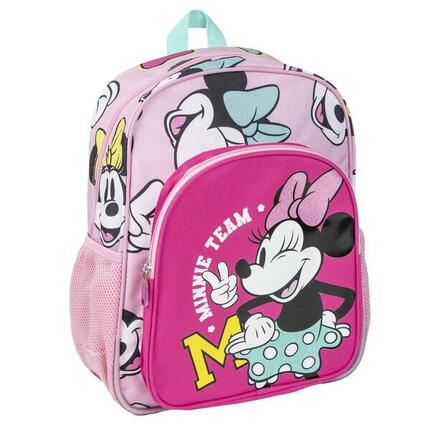 Mochila Escolar Minnie Mouse Fucsia