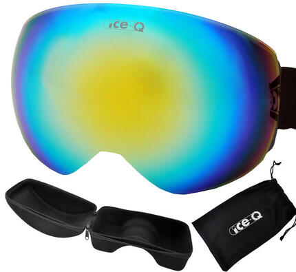 Gogle narciarskie dla dorosłych Ice-Q Cortina 2, Anti-slip, OTG na okulary