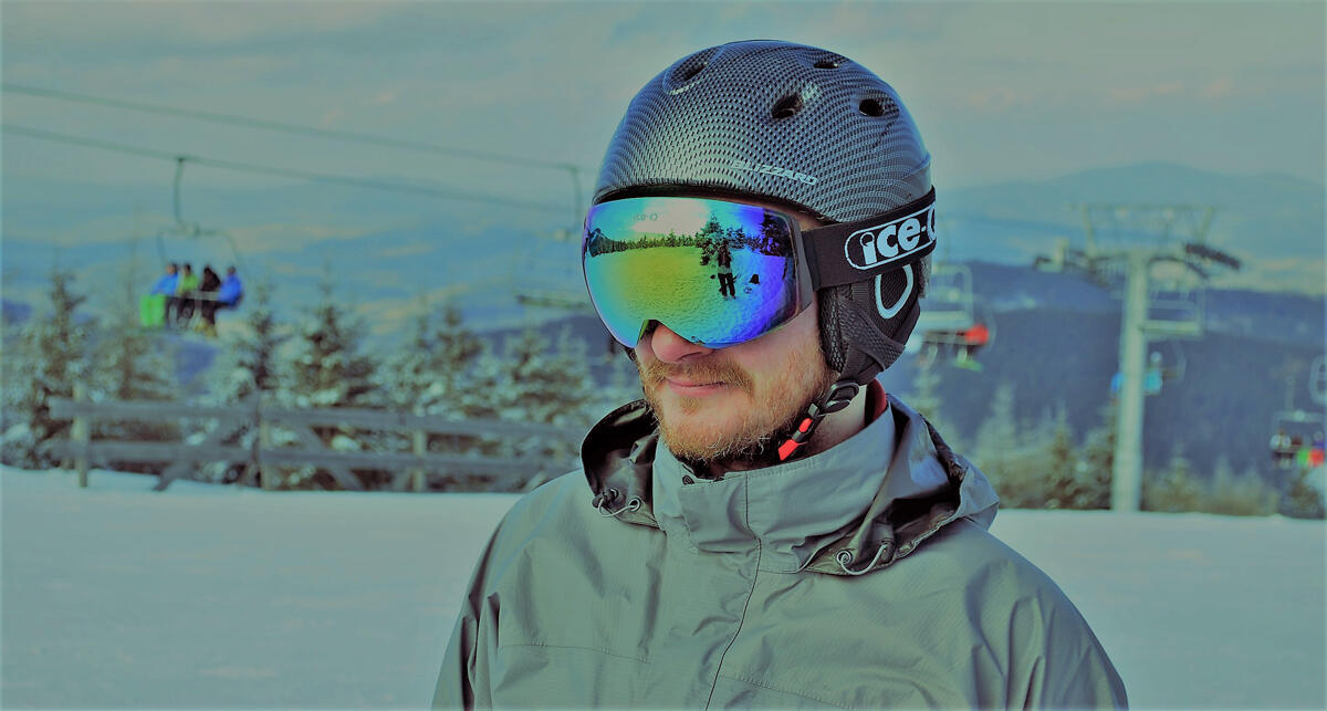 Gogle narciarskie dla dorosłych Ice-Q Cortina 2, Anti-slip, OTG na okulary 4/7