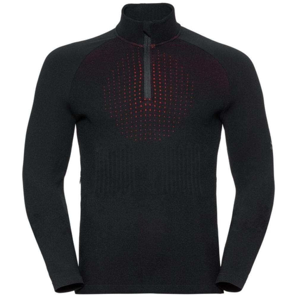 ODLO Odlo Mens Ski Heated Ski Base Layer 1/2 Zip I-Thermic