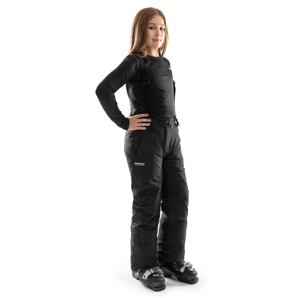 SIROKO Pantalón de snowboard/esquí con tirantes niña esquí y nieve Niños y Niñas