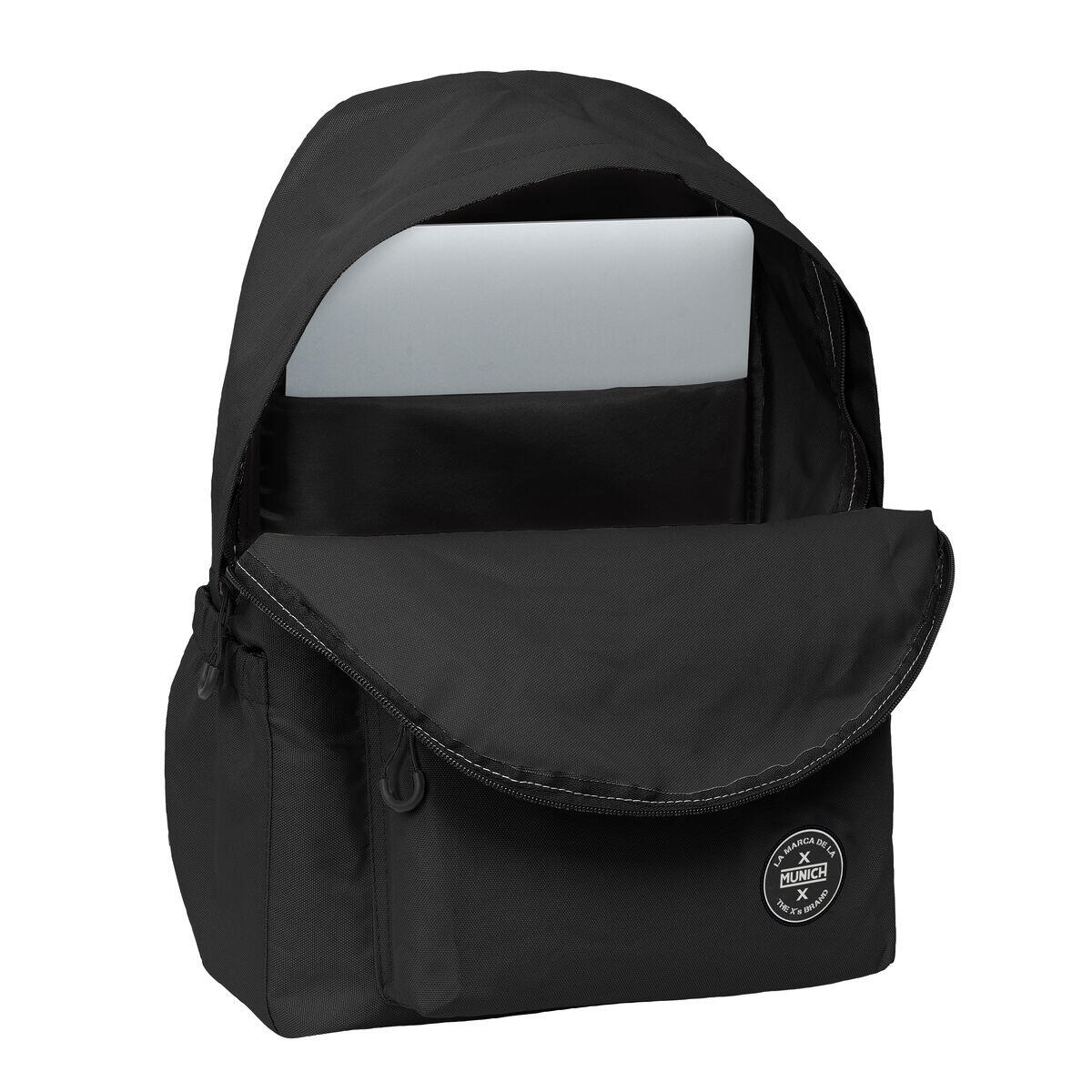 Zaino per Portatile Munich Black Nero 2/3
