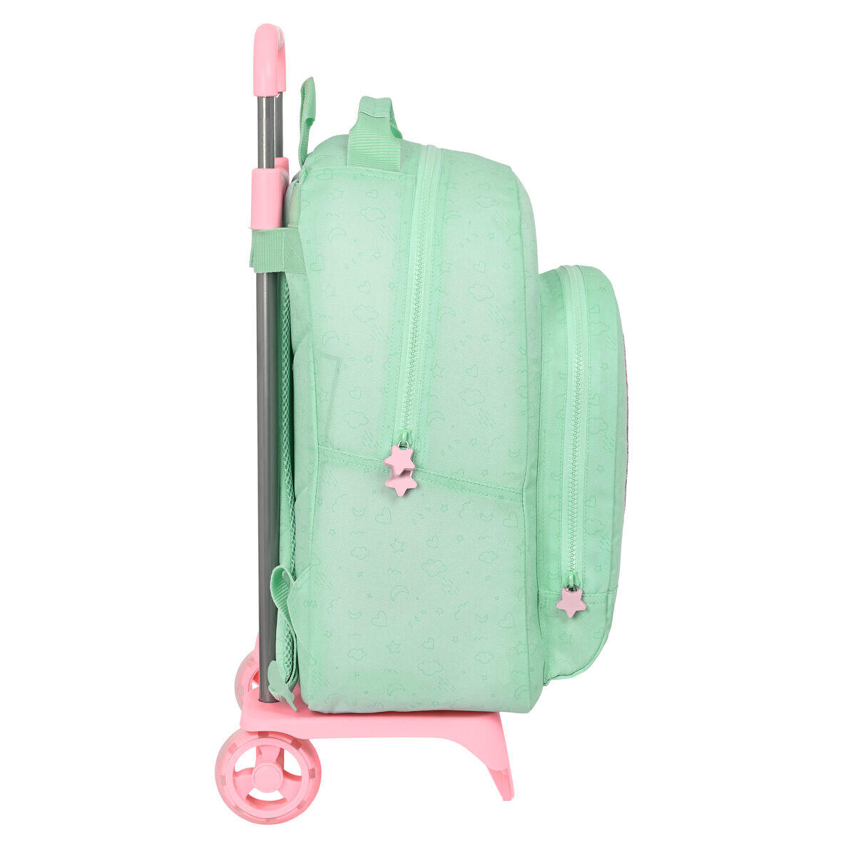 Mochila Escolar com Rodas BlackFit8 Moon Verde 2/3