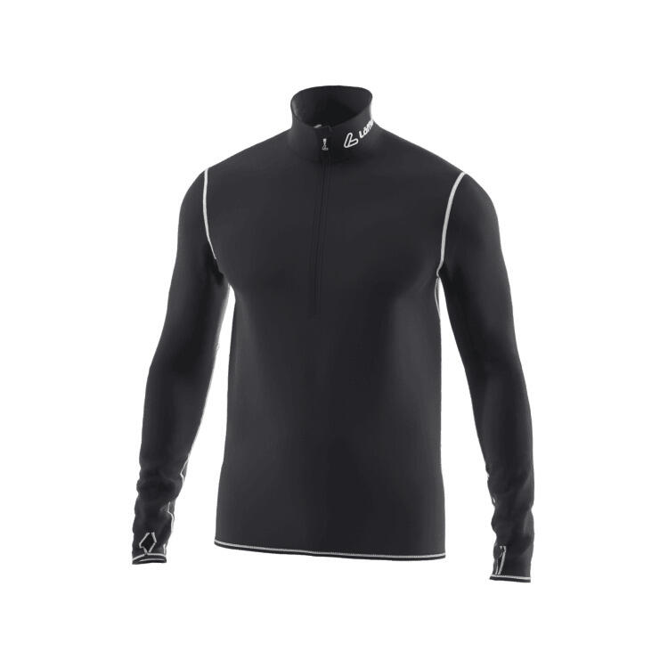 Koszulka z długim rękawem i zamkiem błyskawicznym 1/2 Löffler Windstopper® Trans