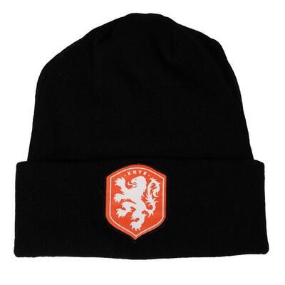 Nederlands elftal logo muts - zwart