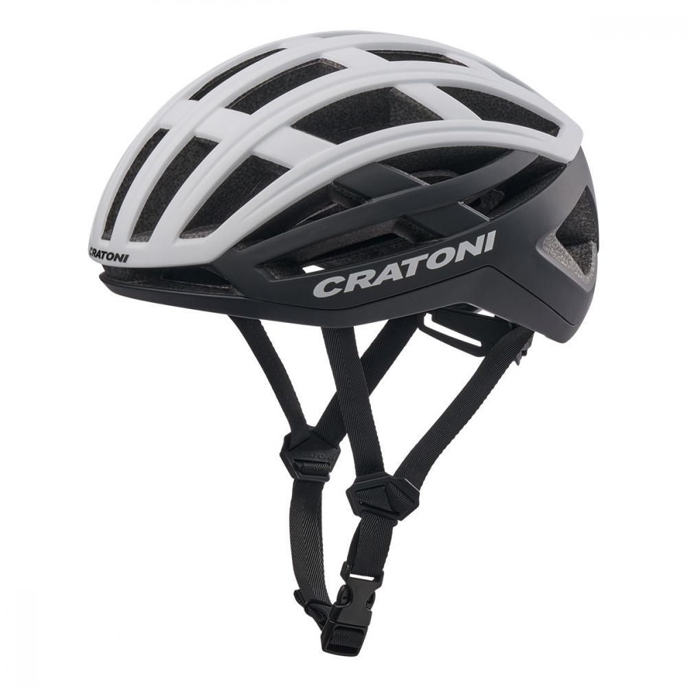 Cratoni Fahrradhelm C-Airlite weiß-schwarz matt,Gr.S/M (52-56 cm) 2/2