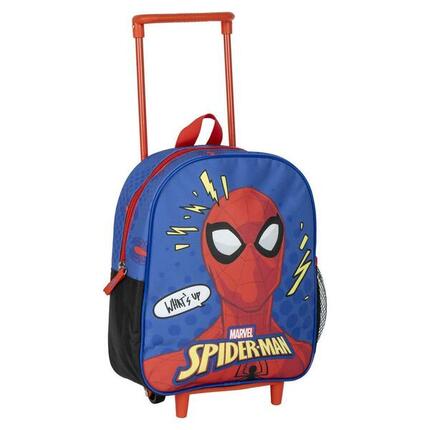 Torba szkolna z kółkami Spider-Man Niebieski