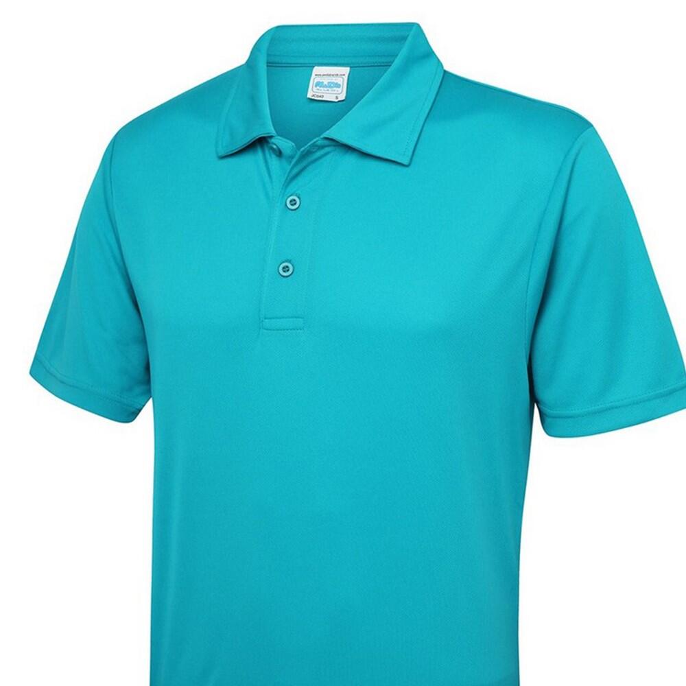 Polo Cool para Hombre Azul Turquesa 2/2