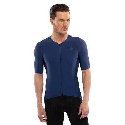 Heren wielrennen ultralichtgewicht wielershirt srx tirreno marineblauw