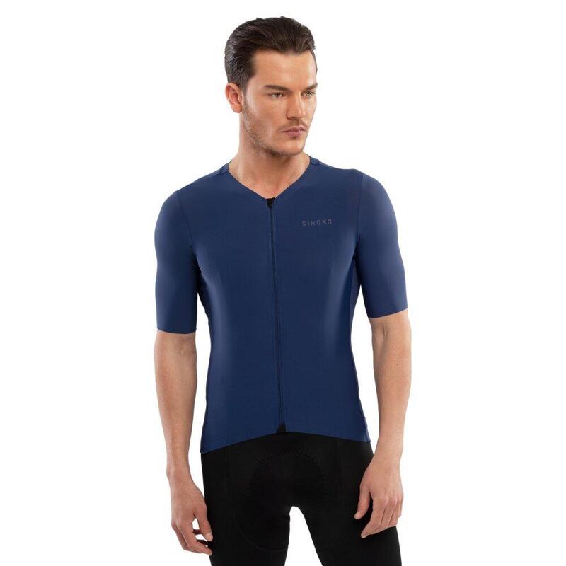 Pánský ultralehký cyklistický dres SRX Tirreno Námořní Modř