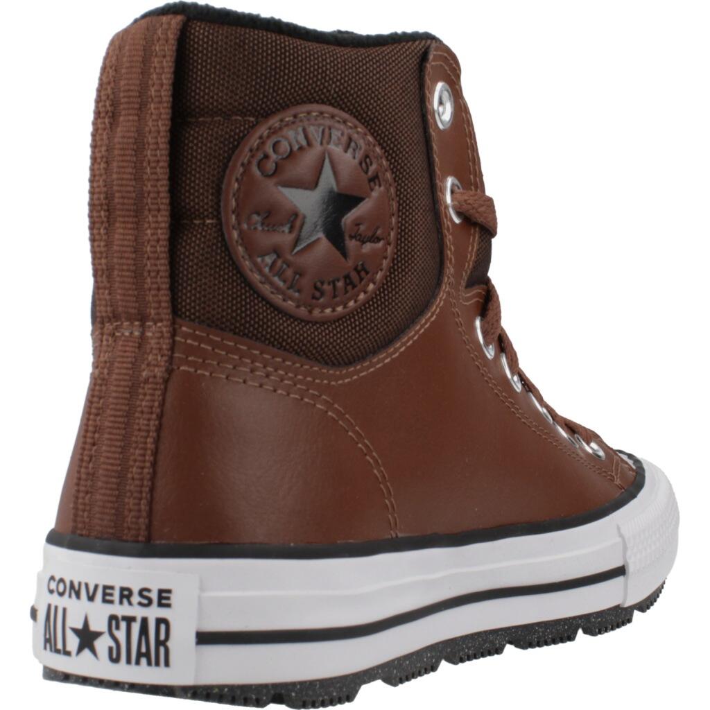 Baskets Converse Modèle Chuck Taylor All Star Berkshire Boot Hi Couleur Marron 3/5