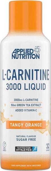 APPLIED NUTRITION Applied Nutrition L-Carnitine 3000 Liquid (480ml) Tangy Orange