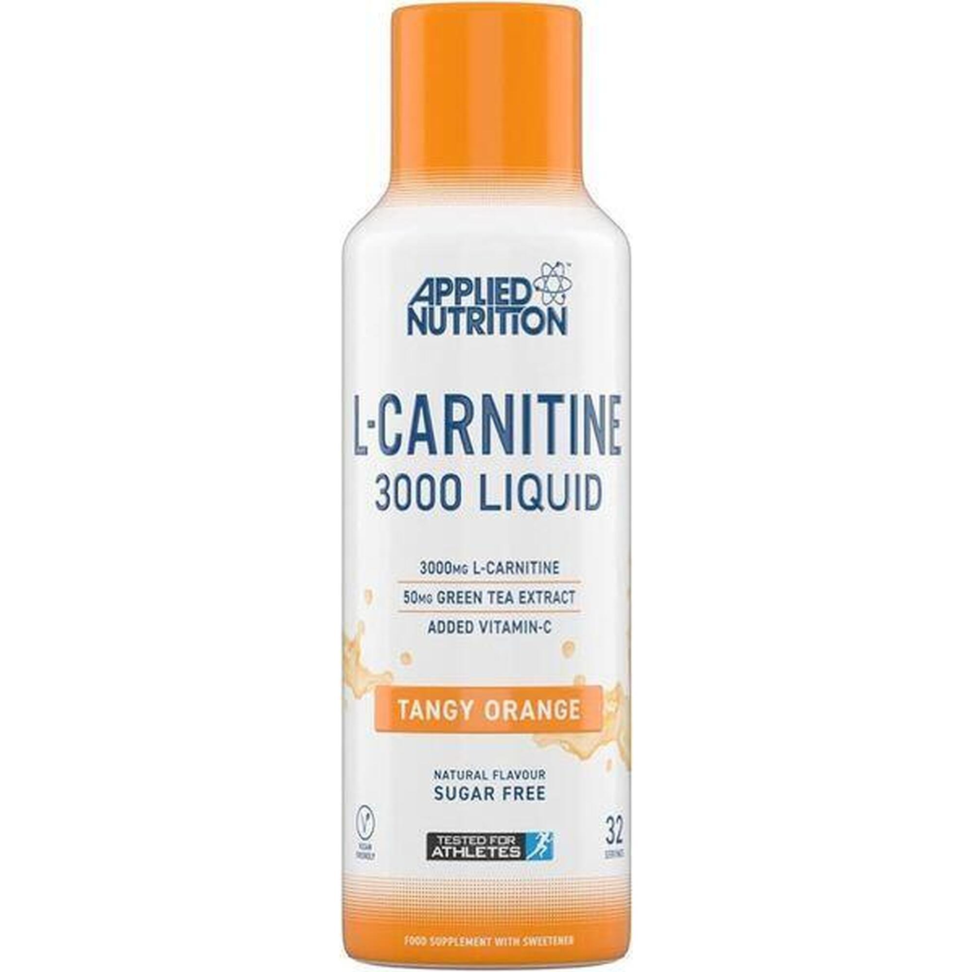 Applied Nutrition - Applied Nutrition L-carnitine 3000 Liquid (480ml) Tangy Orange - L-carnitine - Decathlon