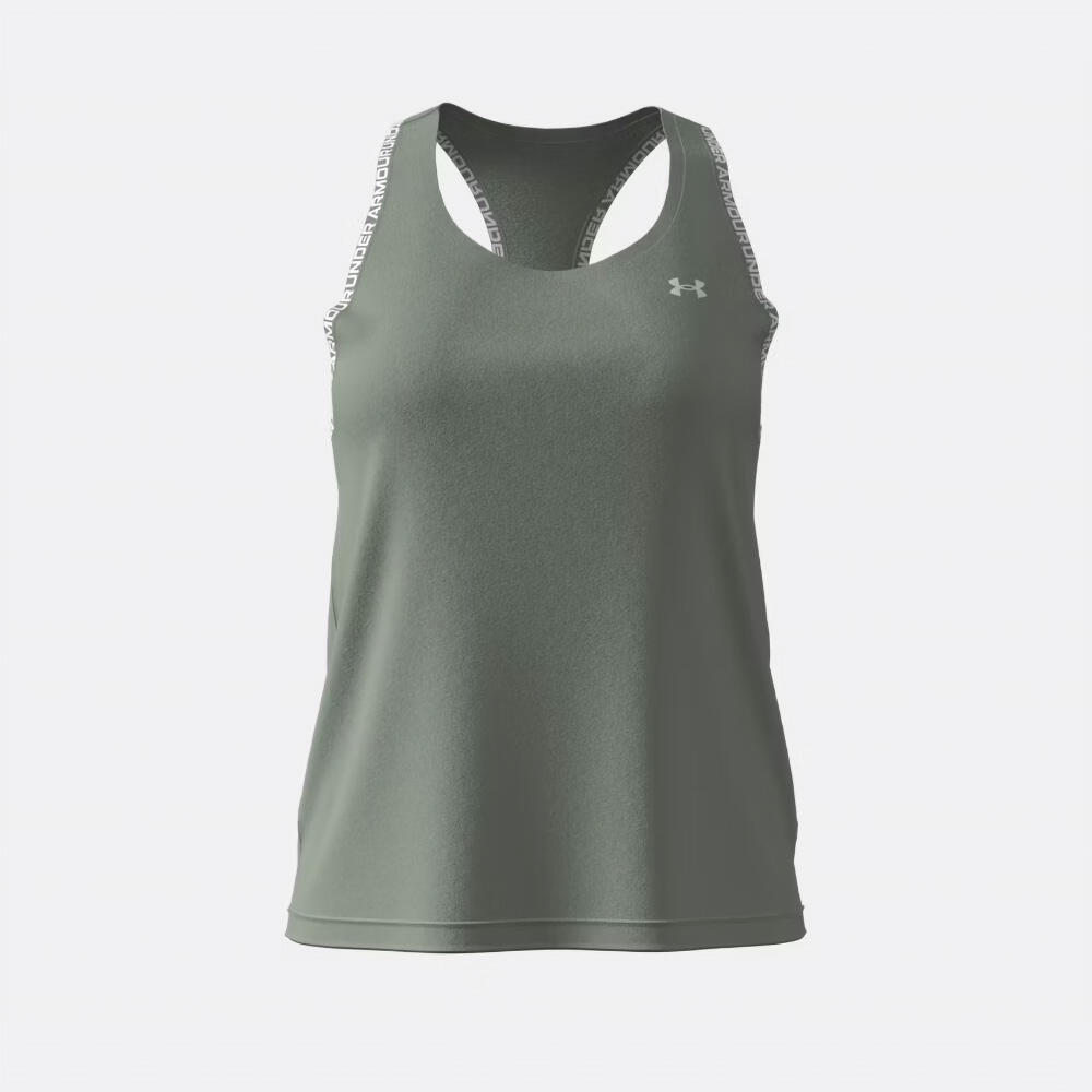 UNDER ARMOUR Camiseta Sin Mangas Ua Tech™ Knockout Sílice Verde Para Mujer